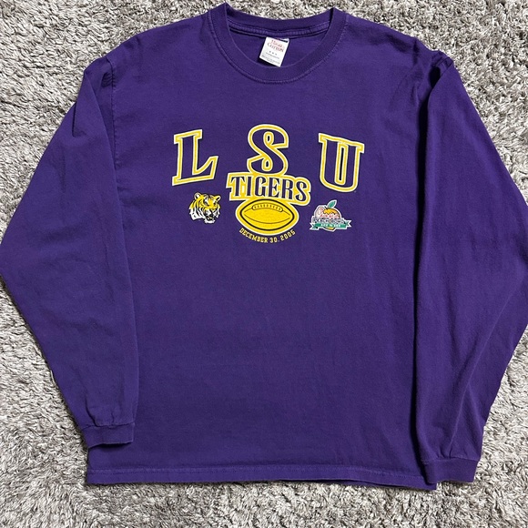 2005 LSU Tigers Football Peach Bowl Long Sleeve Shirt - Picture 2 of 3